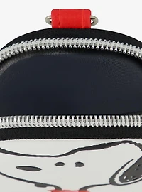 Peanuts Snoopy Full Pose Coin Purse with Keychain Clip