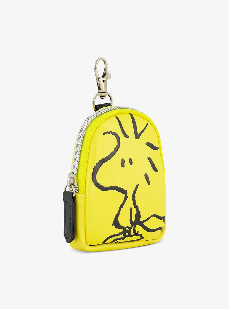 Peanuts Woodstock Full Pose Coin Purse with Keychain Clip