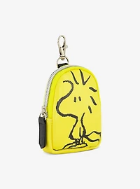Peanuts Woodstock Full Pose Coin Purse with Keychain Clip