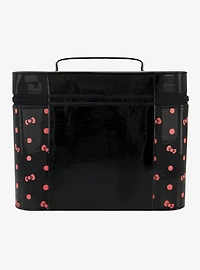 Hello Kitty Polka Dot Bow Cosmetic Case Organizer with Mirror