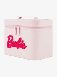 Barbie Glitter Pink Cosmetic Case Organizer with Mirror