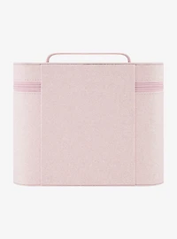 Barbie Glitter Pink Cosmetic Case Organizer with Mirror