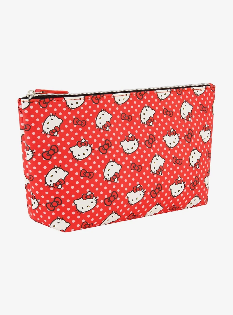 Hello Kitty Polka Dot Cosmetic Travel Bag