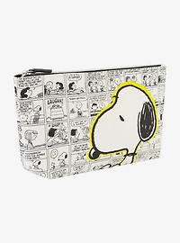 Peanuts Snoopy Comic Strip Cosmetic Travel Bag