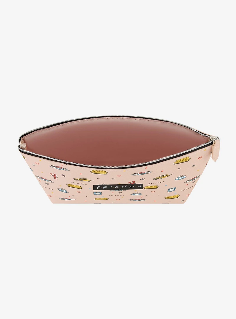 Friends All-Over-Print Cosmetic Travel Bag