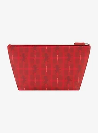 Harry Potter Gryffindor Plaid Cosmetic Travel Bag
