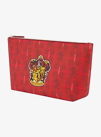 Harry Potter Gryffindor Plaid Cosmetic Travel Bag