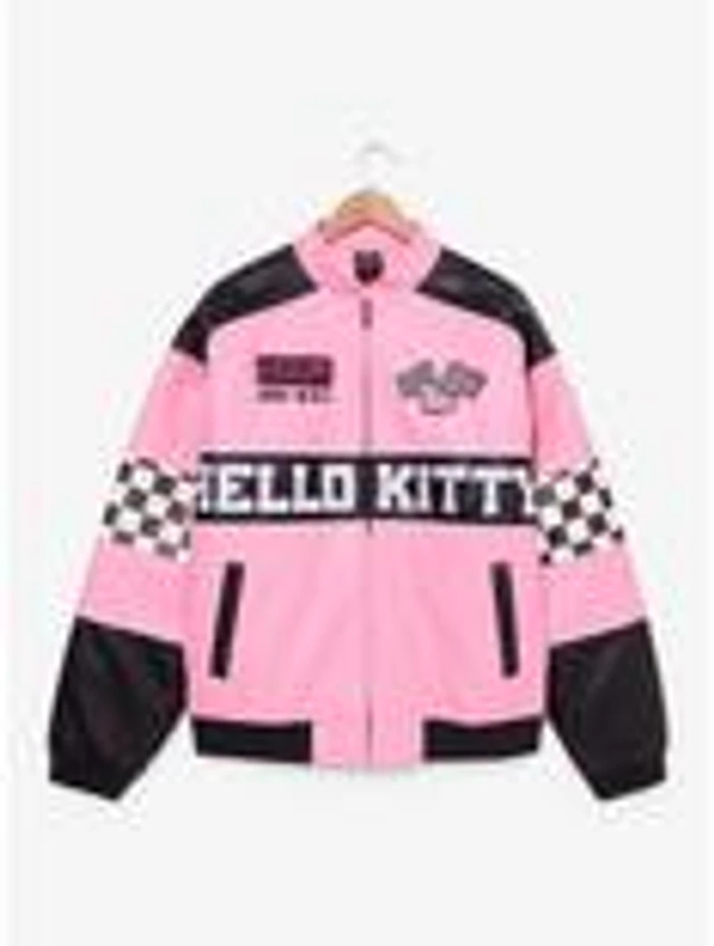 Sanrio Hello Kitty Pink Racing Jacket (BoxLunch 10th Anniversary Edition) — BoxLunch Exclusive