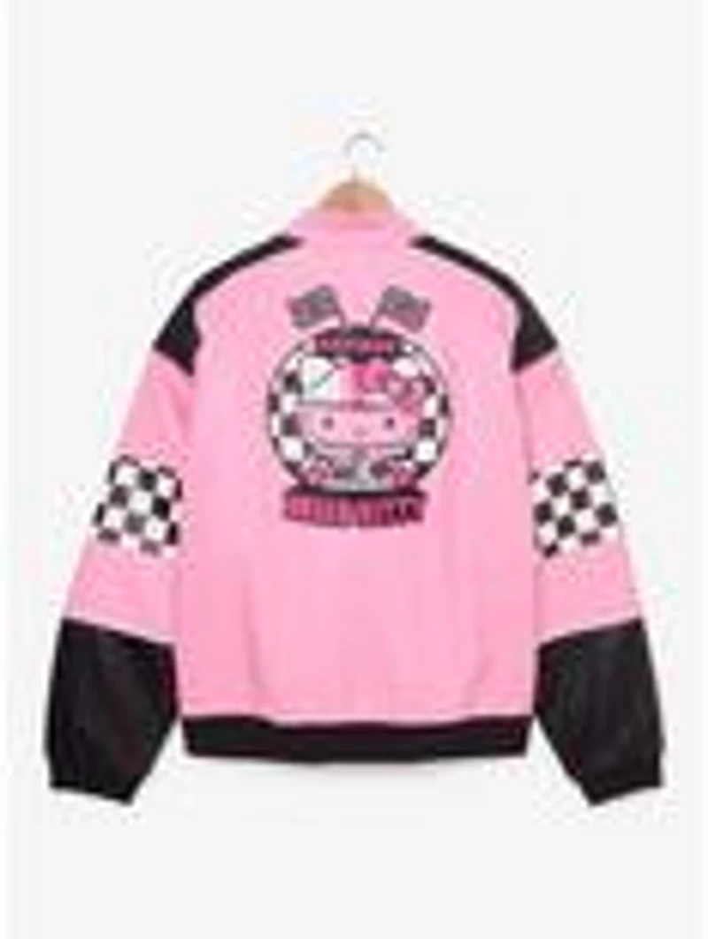 Sanrio Hello Kitty Pink Racing Jacket (BoxLunch 10th Anniversary Edition) — BoxLunch Exclusive