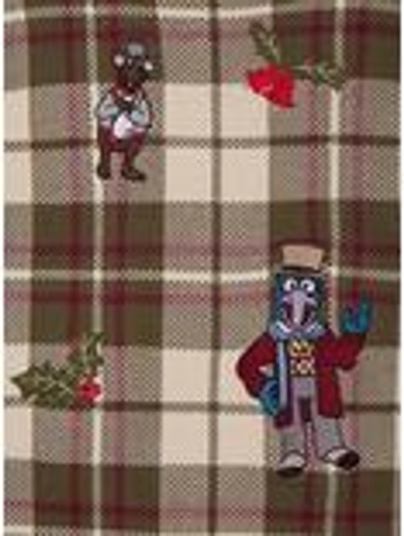 The Muppets Christmas Carol Embroidered Plaid Sweater Vest - BoxLunch Exclusive