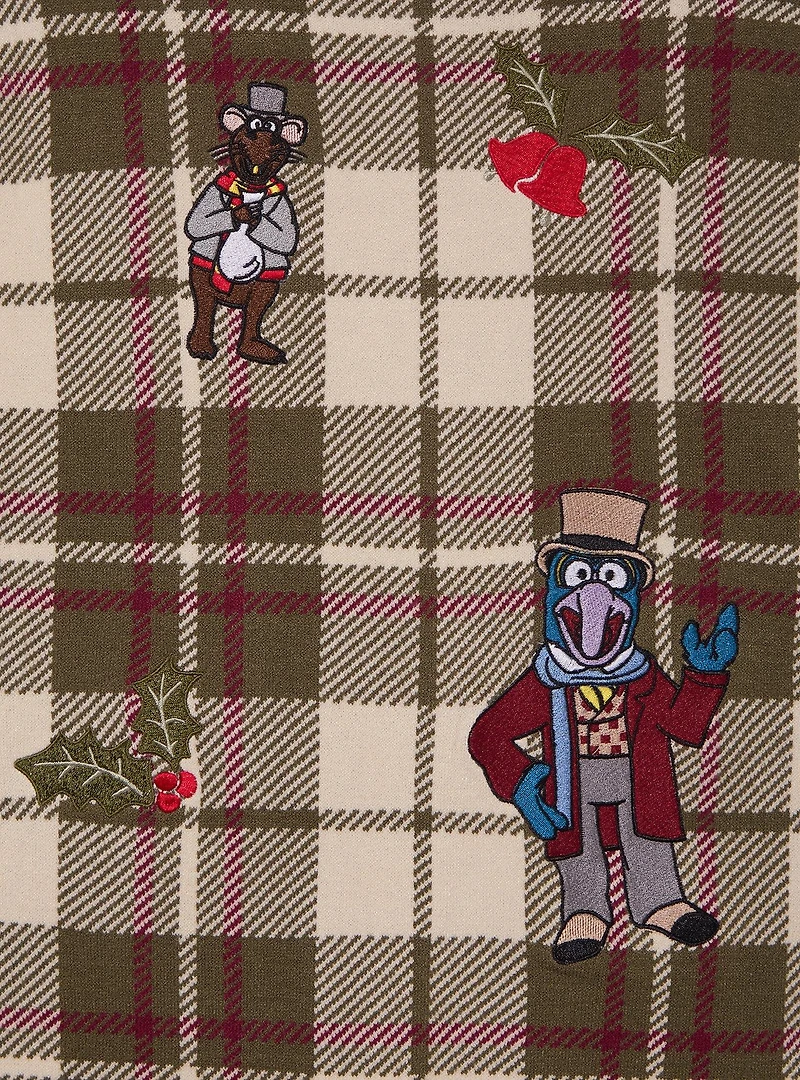 The Muppets Christmas Carol Embroidered Plaid Sweater Vest - BoxLunch Exclusive