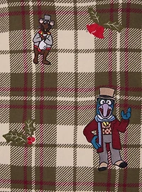 The Muppets Christmas Carol Embroidered Plaid Sweater Vest - BoxLunch Exclusive