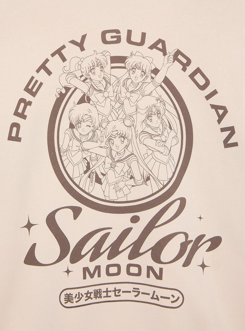 Sailor Moon Color Block Women's Quarter Zip Crewneck - BoxLunch Exclusive