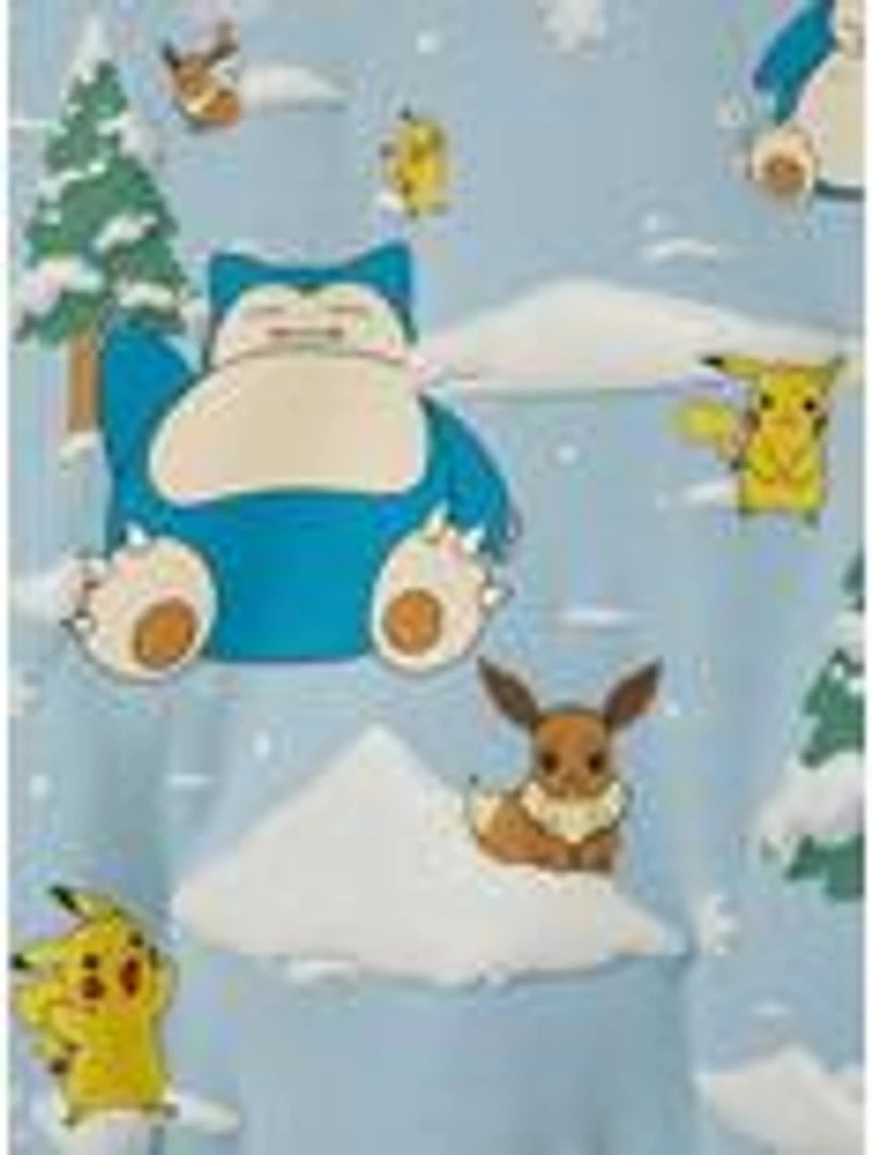 Pokémon Winter Scene Allover Print Women's Crewneck - BoxLunch Exclusive
