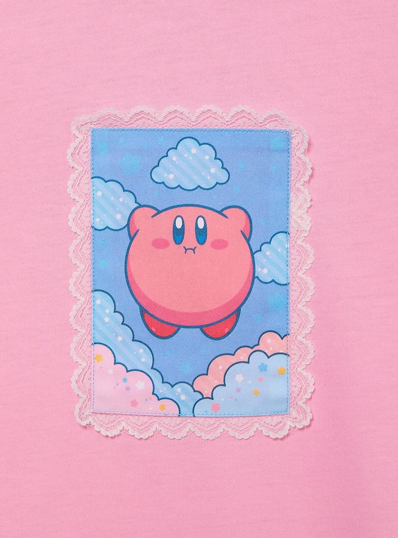 Nintendo Kirby Lace Women's T-Shirt — BoxLunch Exclusive
