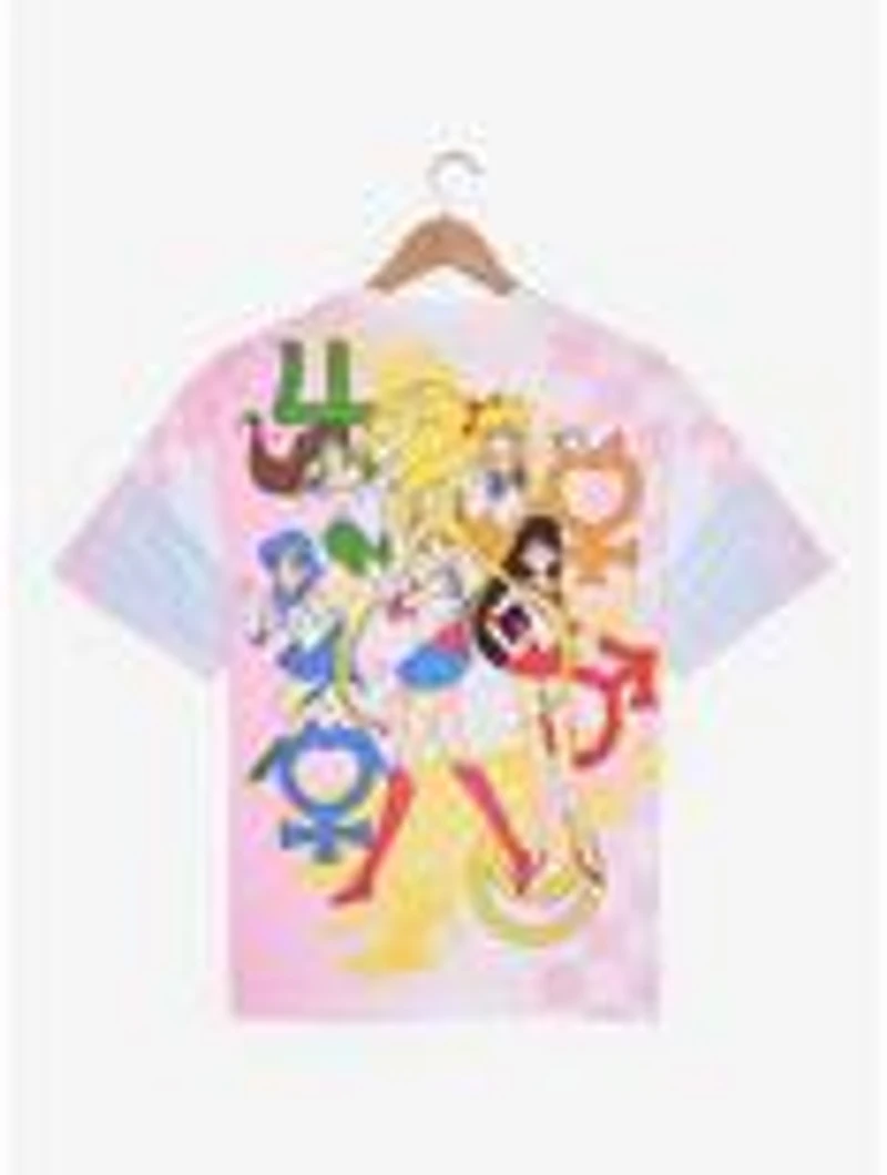 Sailor Moon Jumbo Print Group Portrait Women's T-Shirt - BoxLunch Exclusive