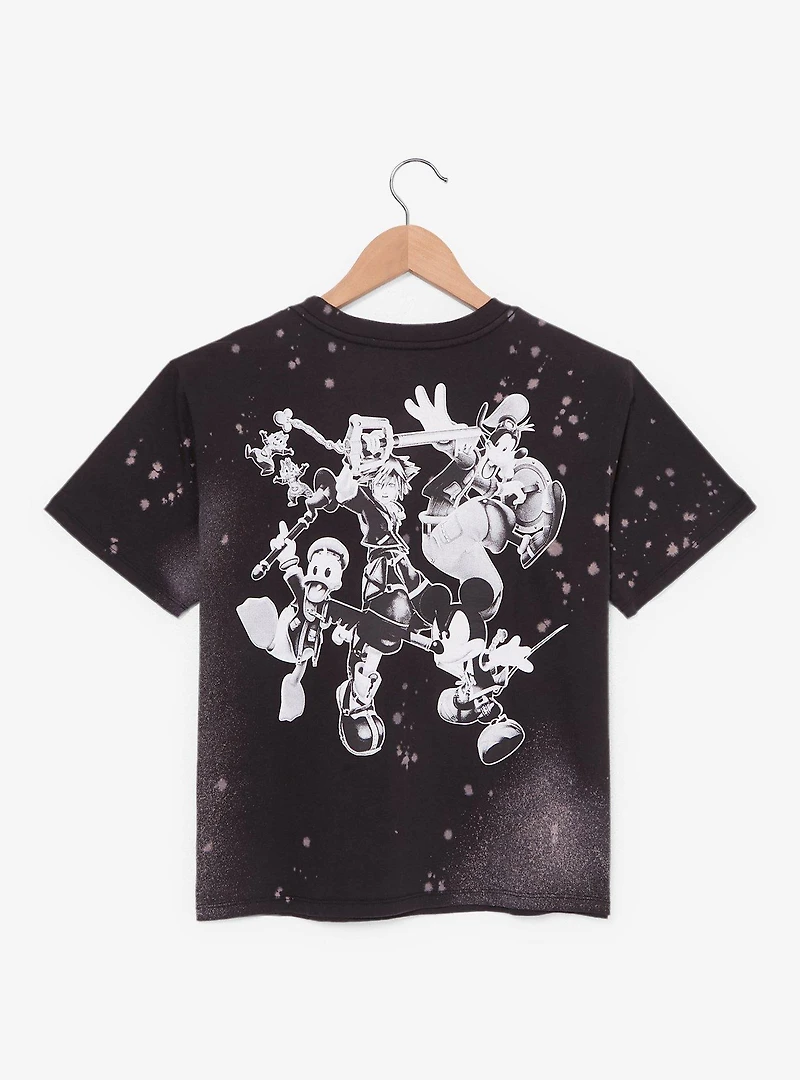 Kingdom Hearts Trio Cropped Women's T-Shirt — BoxLunch Exclusive