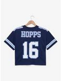 Disney Zootopia Judy Hopps Women's Cropped Football Jersey - BoxLunch Exclusive