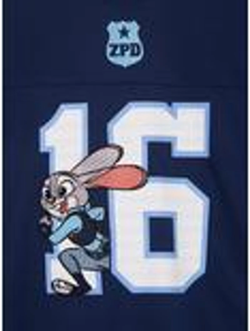 Disney Zootopia Judy Hopps Women's Cropped Football Jersey - BoxLunch Exclusive