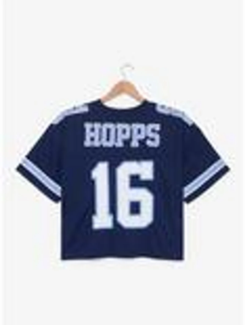 Disney Zootopia Judy Hopps Women's Plus Cropped Football Jersey - BoxLunch Exclusive
