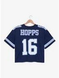 Disney Zootopia Judy Hopps Women's Plus Cropped Football Jersey - BoxLunch Exclusive