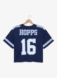 Disney Zootopia Judy Hopps Women's Plus Cropped Football Jersey - BoxLunch Exclusive