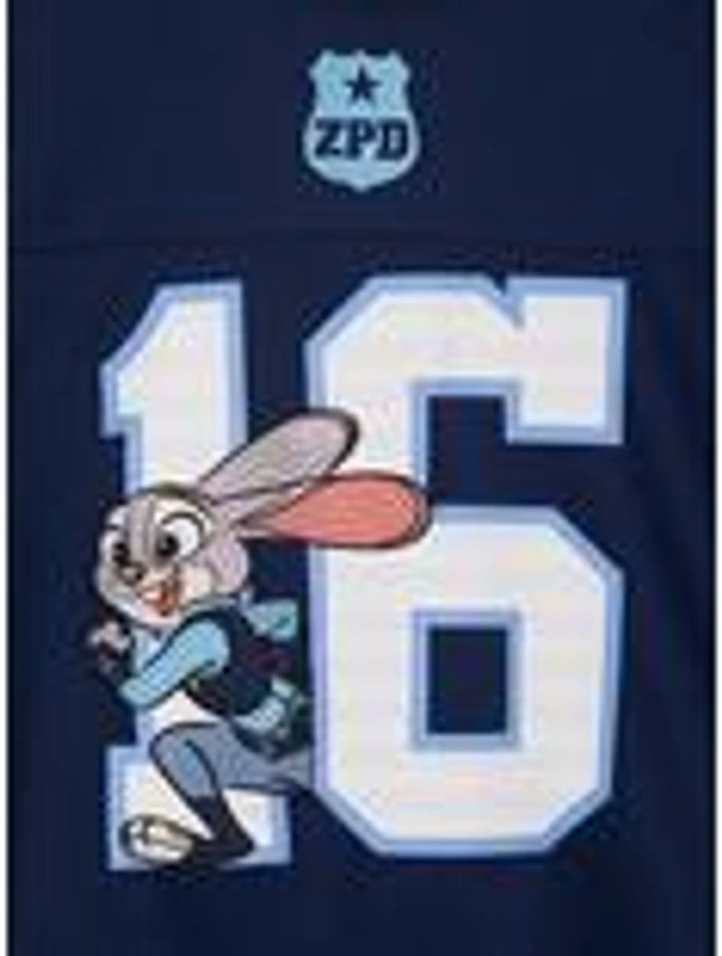 Disney Zootopia Judy Hopps Women's Plus Cropped Football Jersey - BoxLunch Exclusive
