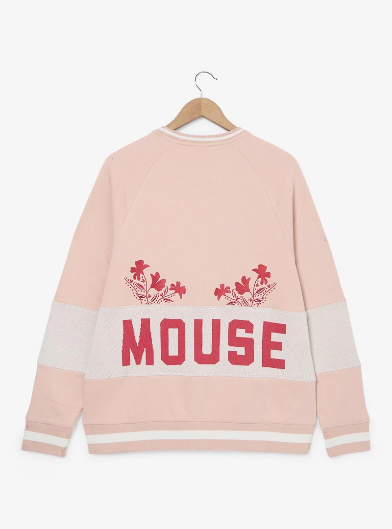 Disney Minnie Mouse Panel Crewneck - BoxLunch Exclusive