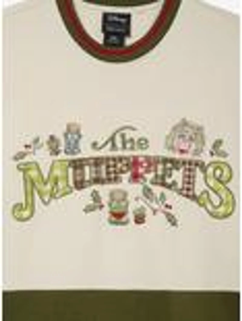 The Muppets Christmas Carol Embroidered Panel Crewneck - BoxLunch Exclusive
