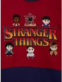 Stranger Things Chibi Panel Women's Crewneck — BoxLunch Exclusive