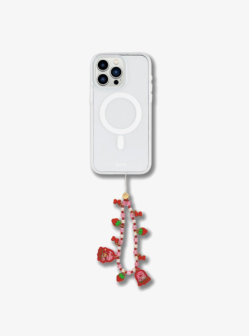 Sonix My Melody x Strawberry Shortcake Beaded Phone Charm
