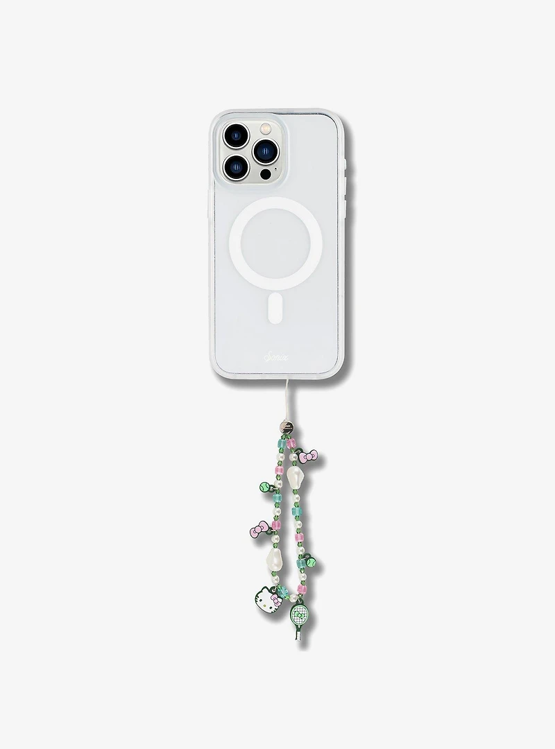 Hello Kitty Tennis x Sonix Beaded Wristlet Phone Charm