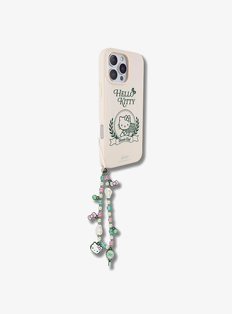 Hello Kitty Tennis x Sonix Beaded Wristlet Phone Charm