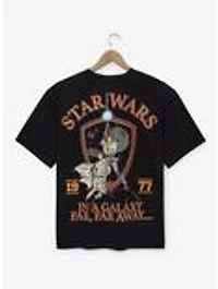 Star Wars Darth Vader Retro Badge T-Shirt - BoxLunch Exclusive