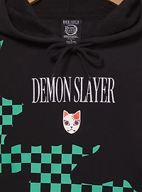 Demon Slayer: Kimetsu no Yaiba Contrast Print Hoodie — BoxLunch Exclusive