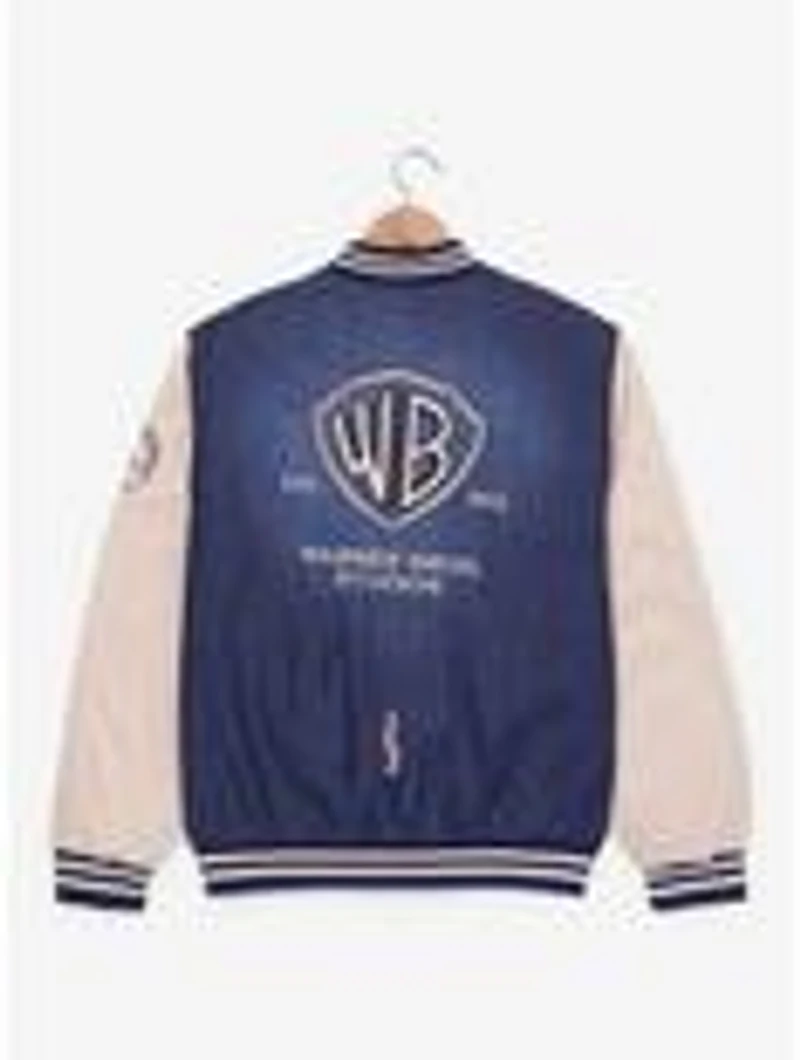 Warner Bros. Studios Denim Varsity Jacket (BoxLunch 10th Anniversary) — BoxLunch Exclusive