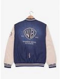 Warner Bros. Studios Denim Varsity Jacket (BoxLunch 10th Anniversary) — BoxLunch Exclusive