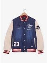 Disney Animation Denim Varsity Jacket (BoxLunch 10th Anniversary) — BoxLunch Exclusive