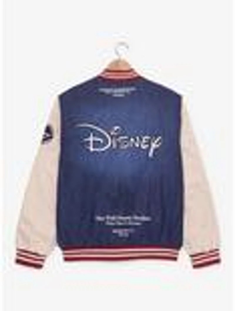 Disney Animation Denim Varsity Jacket (BoxLunch 10th Anniversary) — BoxLunch Exclusive