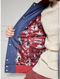 Disney Animation Denim Varsity Jacket (BoxLunch 10th Anniversary) — BoxLunch Exclusive