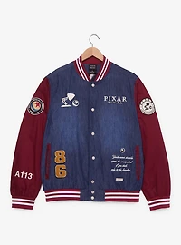 Pixar Studios Denim Varsity Jacket (BoxLunch 10th Anniversary) — BoxLunch Exclusive