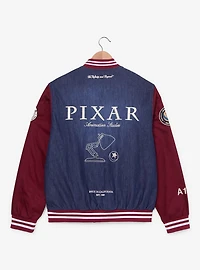 Pixar Studios Denim Varsity Jacket (BoxLunch 10th Anniversary) — BoxLunch Exclusive