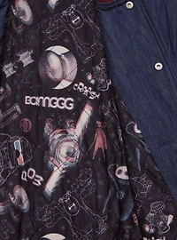 Pixar Studios Denim Varsity Jacket (BoxLunch 10th Anniversary) — BoxLunch Exclusive