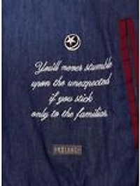 Pixar Studios Denim Varsity Jacket (BoxLunch 10th Anniversary) — BoxLunch Exclusive