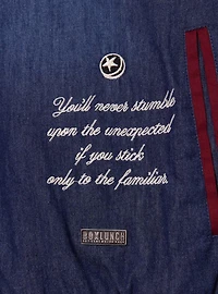 Pixar Studios Denim Varsity Jacket (BoxLunch 10th Anniversary) — BoxLunch Exclusive