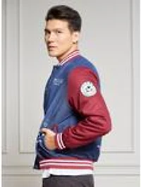 Pixar Studios Denim Varsity Jacket (BoxLunch 10th Anniversary) — BoxLunch Exclusive