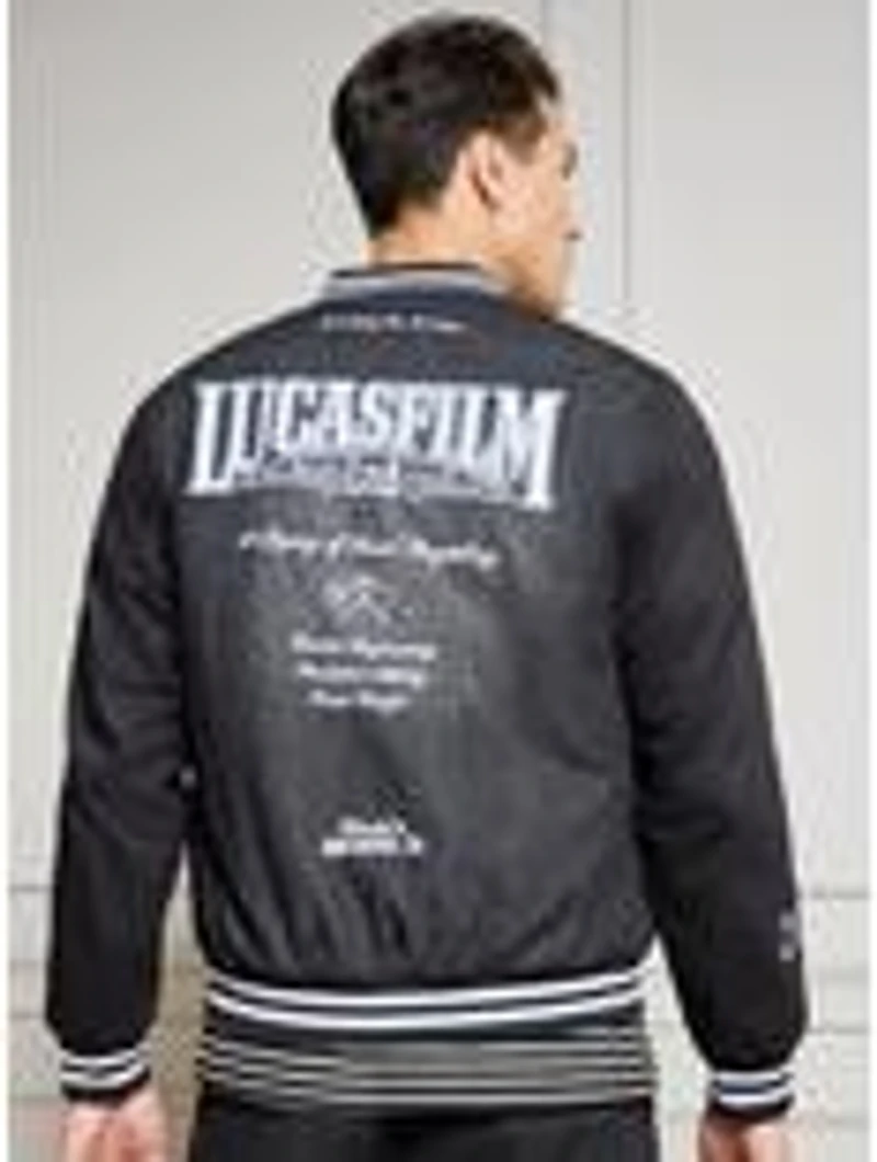 LucasFilm Ltd. Denim Varsity Jacket (BoxLunch 10th Anniversary) — BoxLunch Exclusive
