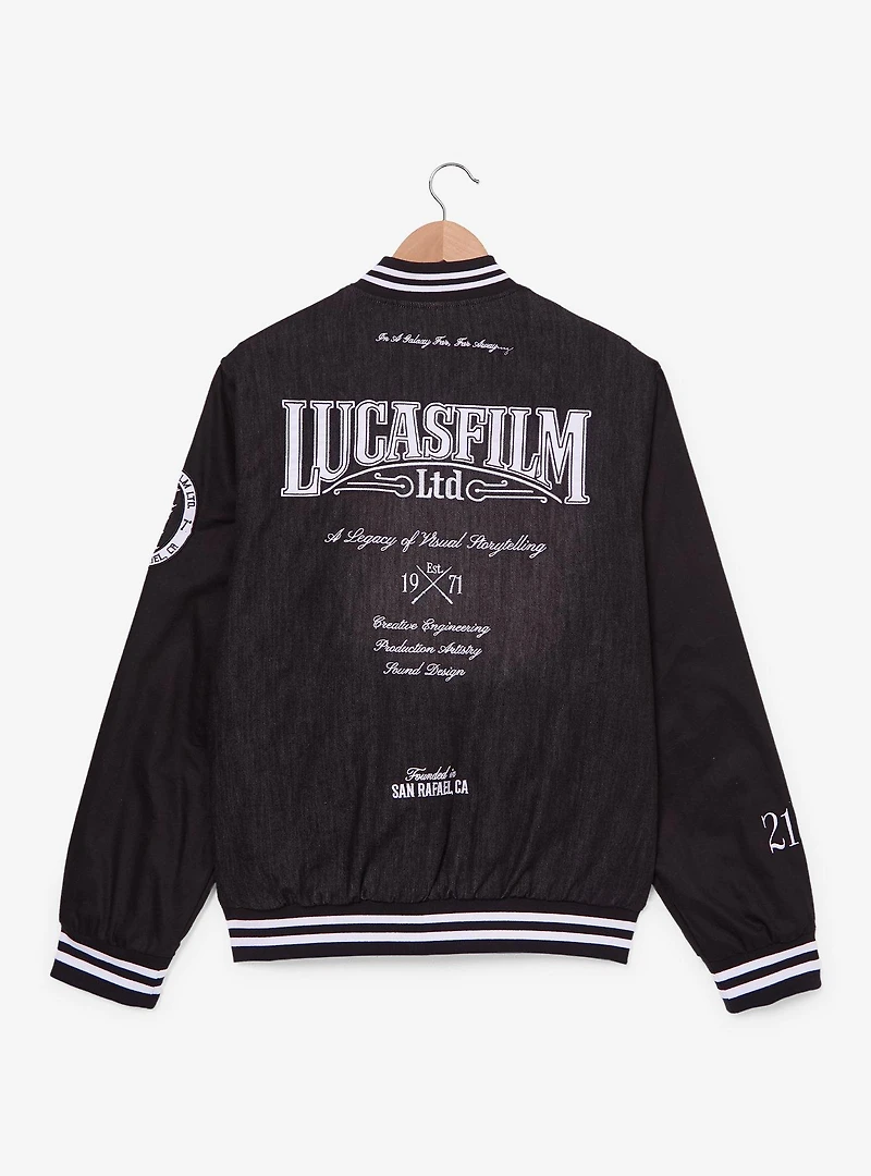 LucasFilm Ltd. Denim Varsity Jacket (BoxLunch 10th Anniversary) — BoxLunch Exclusive