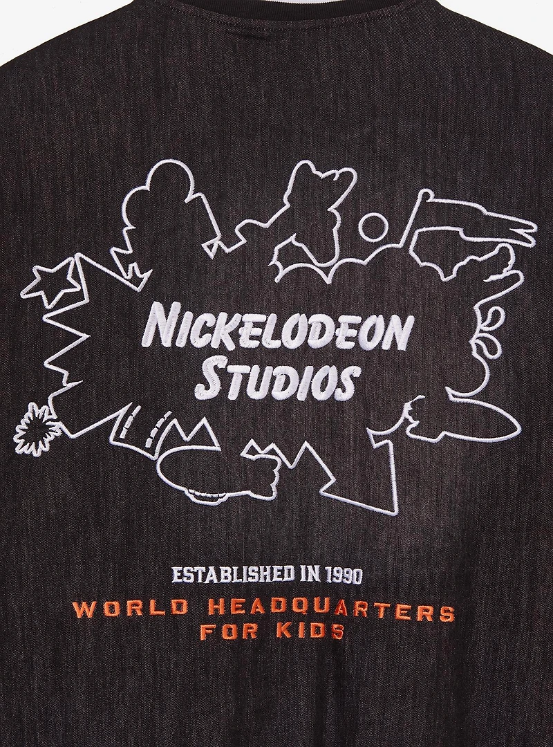 Nickelodeon Studios Denim Varsity Jacket (BoxLunch 10th Anniversary) — BoxLunch Exclusive