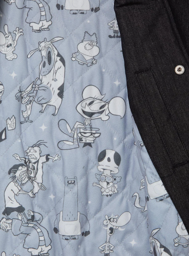 Cartoon Network Denim Varsity Jacket (BoxLunch 10th Anniversary) — BoxLunch Exclusive